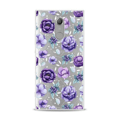 Lex Altern TPU Silicone Sony Xperia Case Floral Purple Beauty