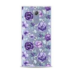 Lex Altern TPU Silicone Sony Xperia Case Floral Purple Beauty