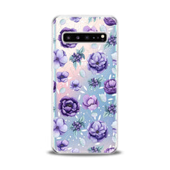 Lex Altern TPU Silicone Samsung Galaxy Case Floral Purple Beauty