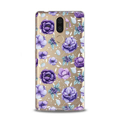 Lex Altern TPU Silicone Lenovo Case Floral Purple Beauty