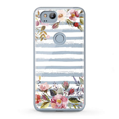 Lex Altern TPU Silicone Google Pixel Case Watercolor Spring Flowers