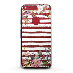 Lex Altern TPU Silicone Google Pixel Case Watercolor Spring Flowers