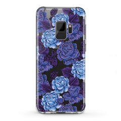 Lex Altern TPU Silicone Samsung Galaxy Case Drawing Blue Roses