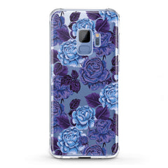 Lex Altern TPU Silicone Samsung Galaxy Case Drawing Blue Roses