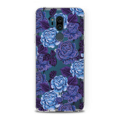 Lex Altern TPU Silicone LG Case Drawing Blue Roses