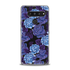 Lex Altern TPU Silicone LG Case Drawing Blue Roses