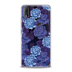 Lex Altern TPU Silicone VIVO Case Drawing Blue Roses