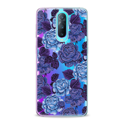 Lex Altern Drawing Blue Roses Oppo Case