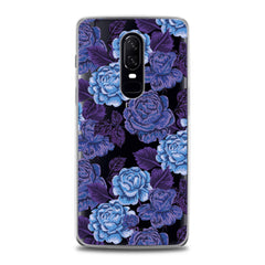 Lex Altern TPU Silicone OnePlus Case Drawing Blue Roses