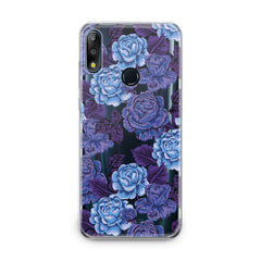 Lex Altern TPU Silicone Asus Zenfone Case Drawing Blue Roses