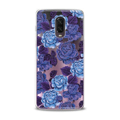 Lex Altern TPU Silicone OnePlus Case Drawing Blue Roses