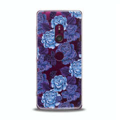 Lex Altern TPU Silicone Sony Xperia Case Drawing Blue Roses