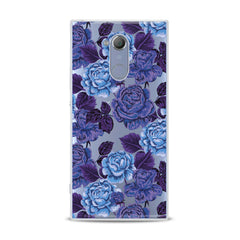 Lex Altern TPU Silicone Sony Xperia Case Drawing Blue Roses