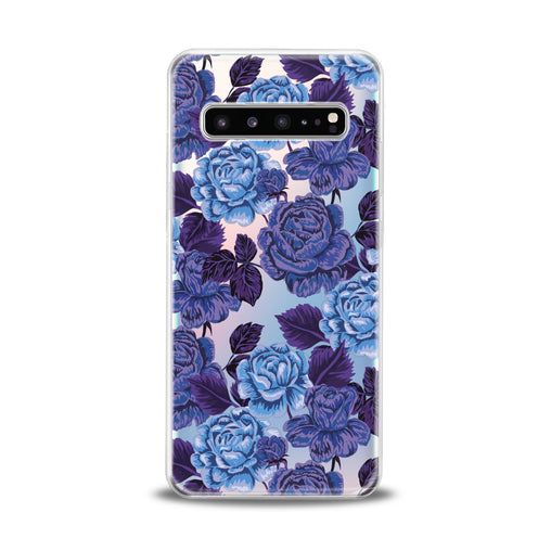 Lex Altern Drawing Blue Roses Samsung Galaxy Case