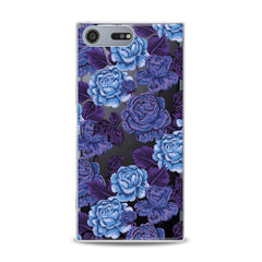 Lex Altern TPU Silicone Sony Xperia Case Drawing Blue Roses