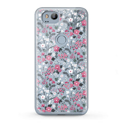 Lex Altern TPU Silicone Google Pixel Case Gentle Pink Wildflowers