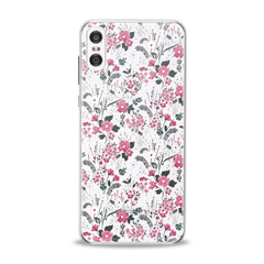 Lex Altern TPU Silicone Motorola Case Gentle Pink Wildflowers