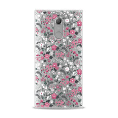 Lex Altern TPU Silicone Sony Xperia Case Gentle Pink Wildflowers