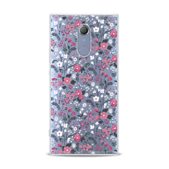 Lex Altern TPU Silicone Sony Xperia Case Gentle Pink Wildflowers