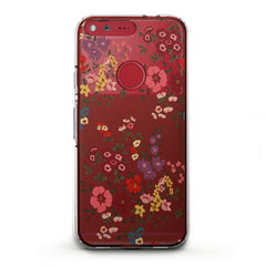 Lex Altern TPU Silicone Google Pixel Case Colored Gentle Flowers