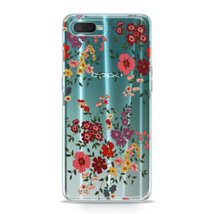 Lex Altern TPU Silicone Oppo Case Colored Gentle Flowers