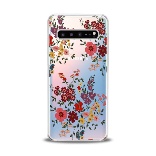 Lex Altern Colored Gentle Flowers Samsung Galaxy Case