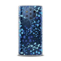 Lex Altern TPU Silicone Nokia Case Cute Blue Flowers