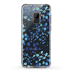 Lex Altern TPU Silicone Samsung Galaxy Case Cute Blue Flowers