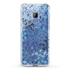 Lex Altern TPU Silicone Samsung Galaxy Case Cute Blue Flowers