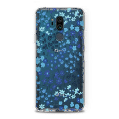 Lex Altern TPU Silicone LG Case Cute Blue Flowers