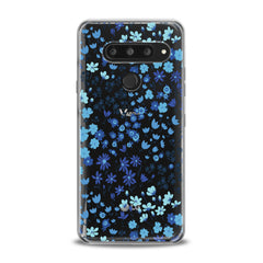 Lex Altern TPU Silicone LG Case Cute Blue Flowers