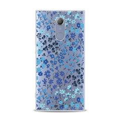 Lex Altern TPU Silicone Sony Xperia Case Cute Blue Flowers