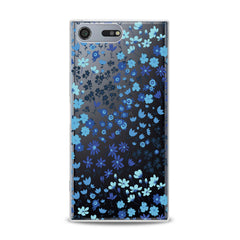 Lex Altern TPU Silicone Sony Xperia Case Cute Blue Flowers