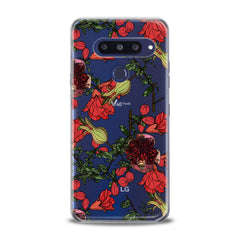 Lex Altern TPU Silicone LG Case Red Garnet Blossom