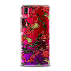 Lex Altern TPU Silicone VIVO Case Red Garnet Blossom