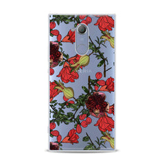 Lex Altern TPU Silicone Sony Xperia Case Red Garnet Blossom