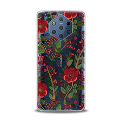 Lex Altern TPU Silicone Nokia Case Drawing Red Blooming