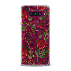 Lex Altern TPU Silicone Phone Case Drawing Red Blooming