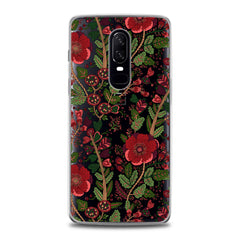 Lex Altern TPU Silicone OnePlus Case Drawing Red Blooming