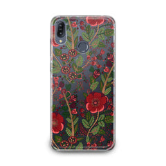 Lex Altern TPU Silicone Asus Zenfone Case Drawing Red Blooming