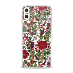 Lex Altern Drawing Red Blooming Motorola Case