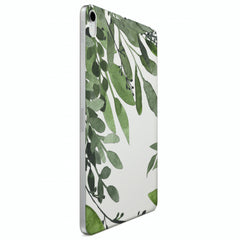 Lex Altern Magnetic iPad Case Green Leaves