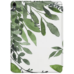 Lex Altern Magnetic iPad Case Green Leaves