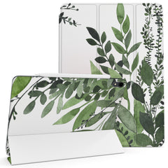 Lex Altern Magnetic iPad Case Green Leaves