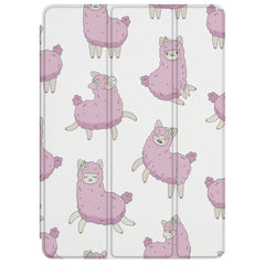 Lex Altern Magnetic iPad Case Pink Llama