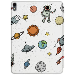 Lex Altern Magnetic iPad Case Cute Space