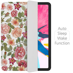 Lex Altern Magnetic iPad Case Cute Roses Theme