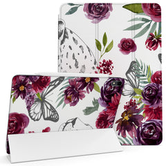 Lex Altern Magnetic iPad Case Leopard Roses