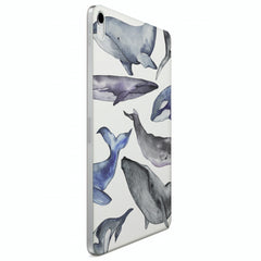 Lex Altern Magnetic iPad Case Whale Watercolor