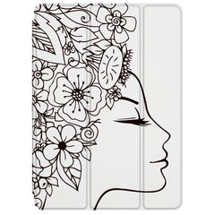 Lex Altern Magnetic iPad Case Floral Woman Face